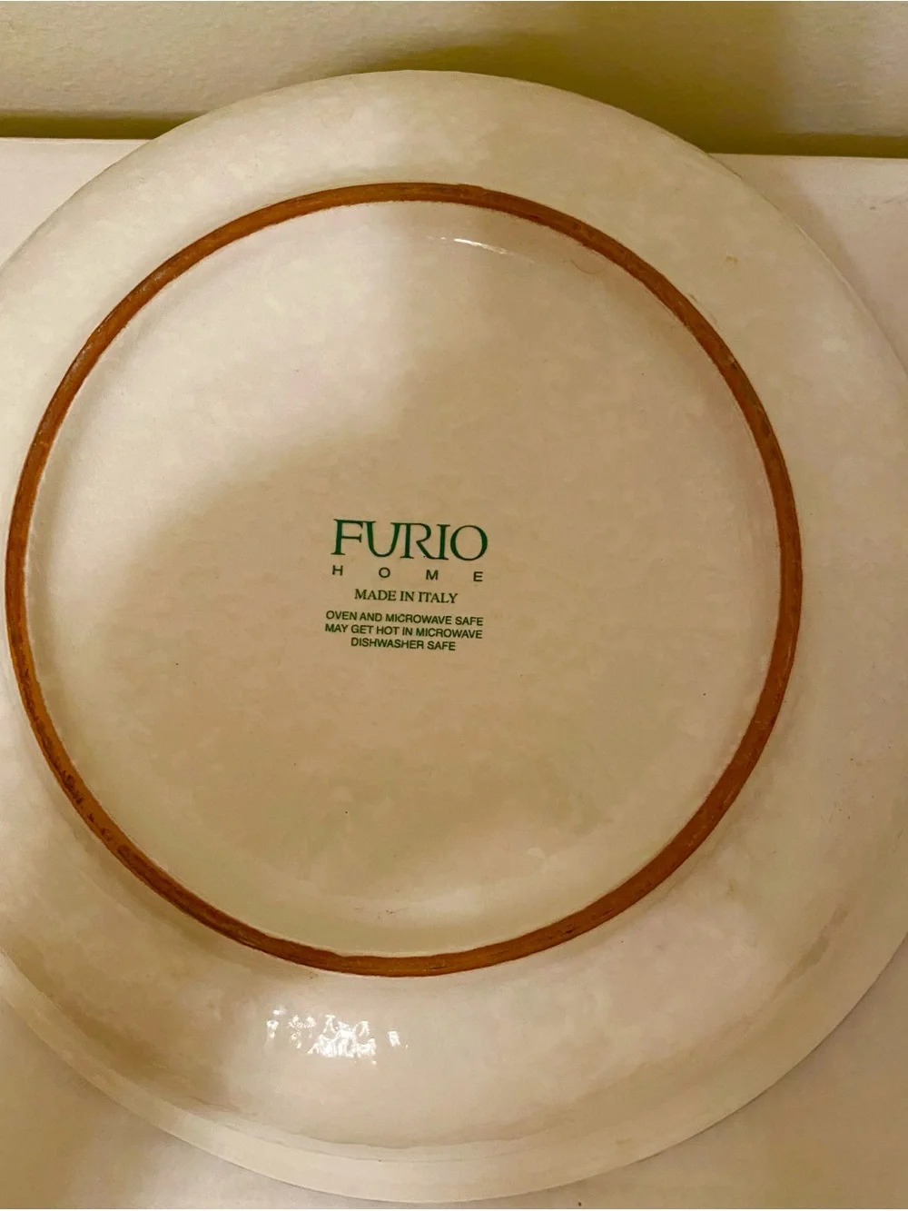 Vintage Furio Made in Italy Ceramic Floral Large 12